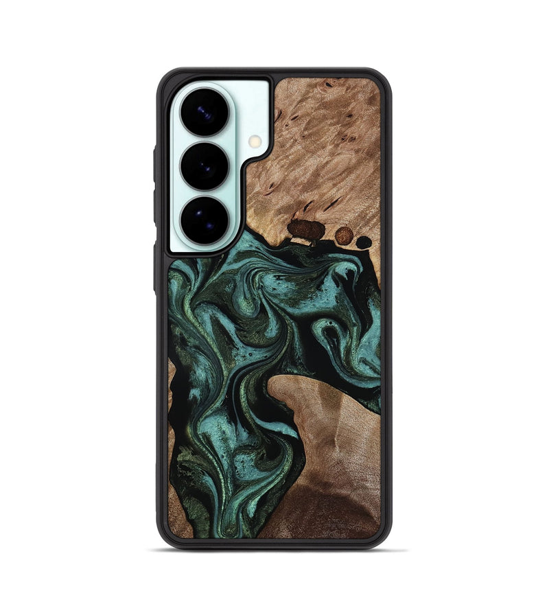 Galaxy S26 Wood Phone Case - Jaxton (Green, 815811)