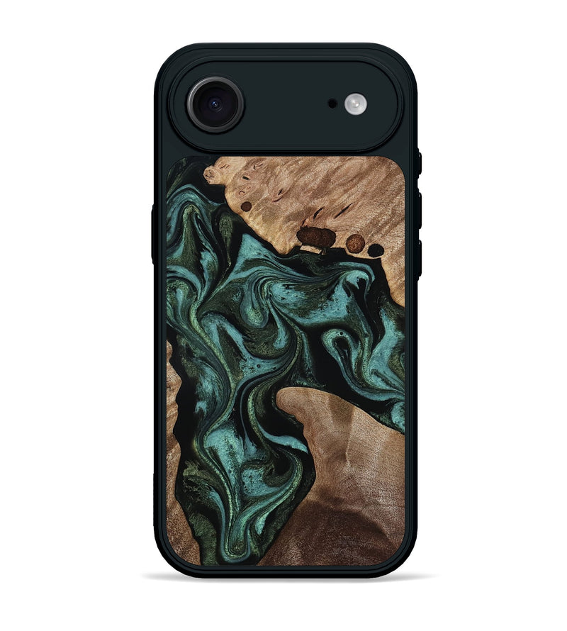 iPhone 17 Air Wood Phone Case - Jaxton (Green, 815811)