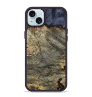 iPhone 15 Plus Wood Phone Case - Tricia (Wood Burl, 815815)