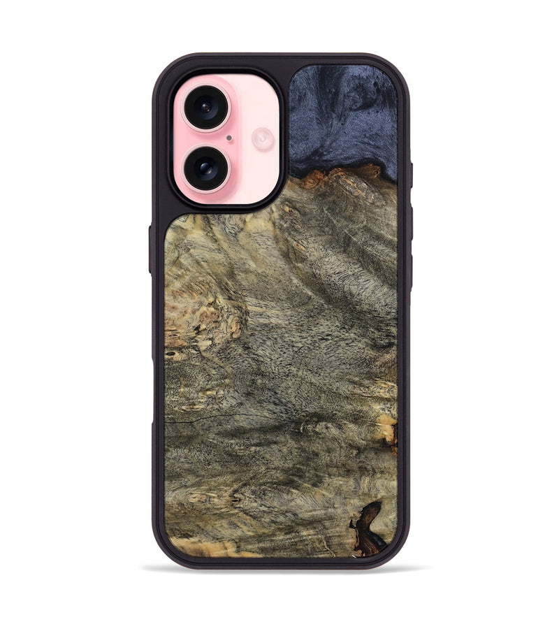 iPhone 16 Wood Phone Case - Tricia (Wood Burl, 815815)