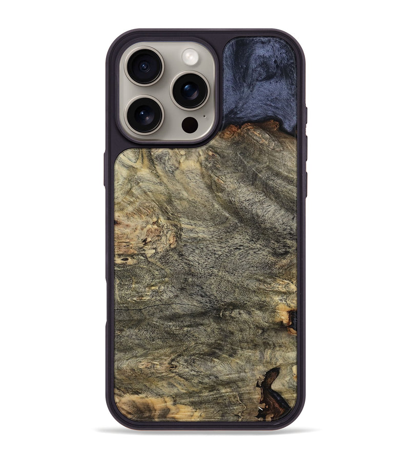 iPhone 16 Pro Max Wood Phone Case - Tricia (Wood Burl, 815815)