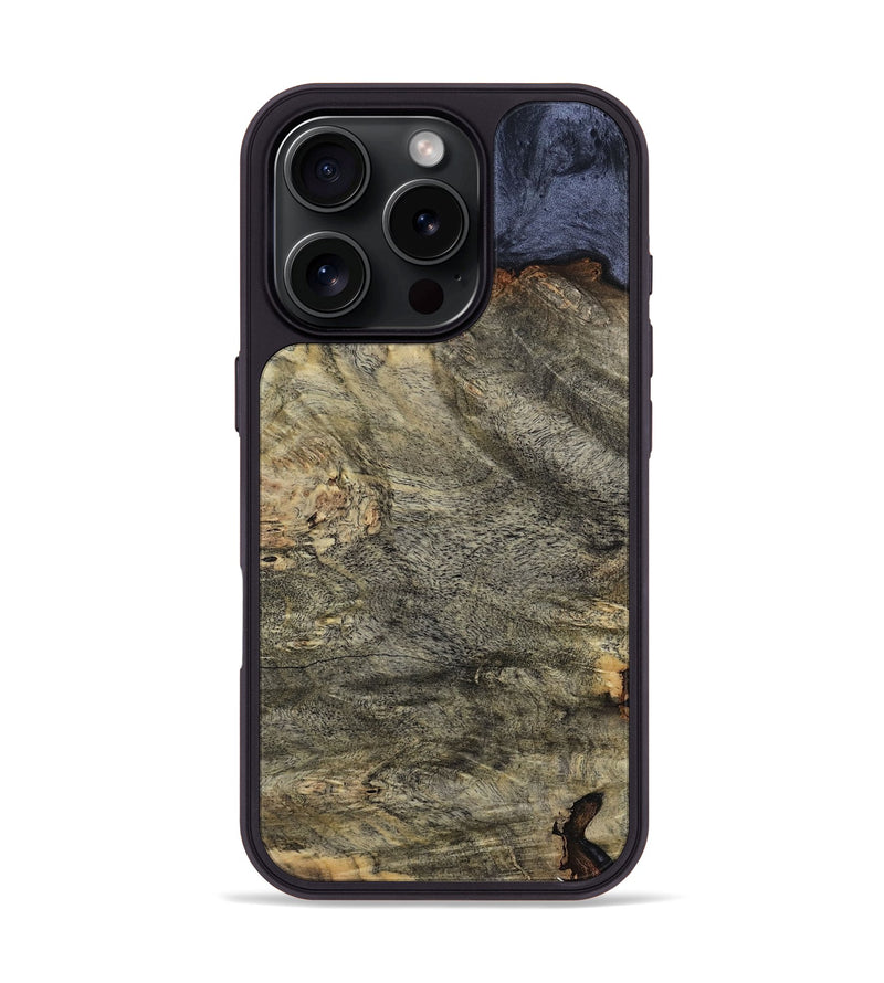 iPhone 16 Pro Wood Phone Case - Tricia (Wood Burl, 815815)