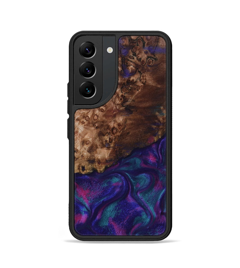 Galaxy S22 Wood Phone Case - Damari (Purple, 815817)
