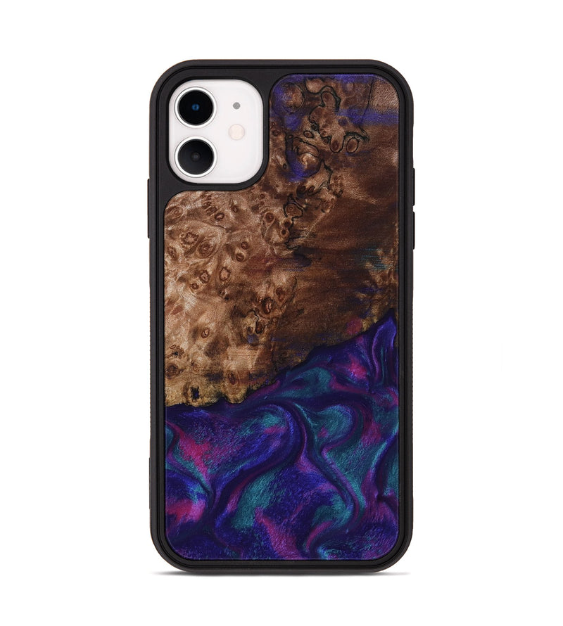 iPhone 11 Wood Phone Case - Damari (Purple, 815817)