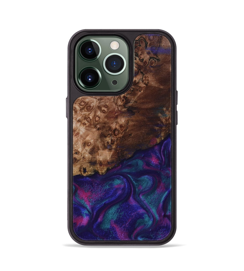 iPhone 13 Pro Wood Phone Case - Damari (Purple, 815817)