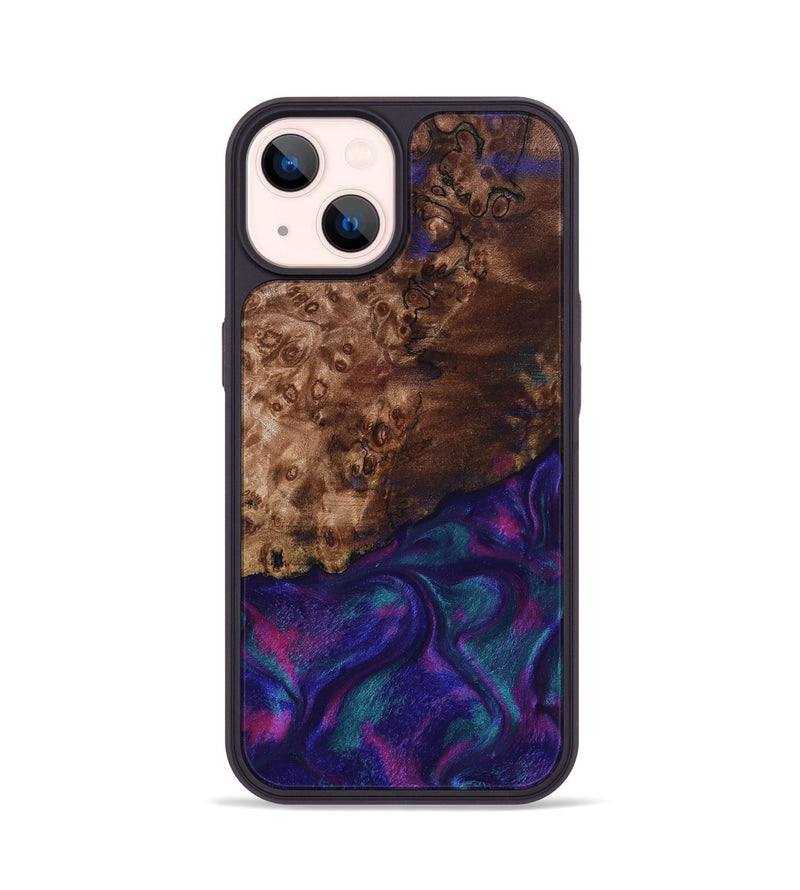 iPhone 14 Wood Phone Case - Damari (Purple, 815817)