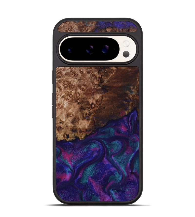 Pixel 9 Wood Phone Case - Damari (Purple, 815817)