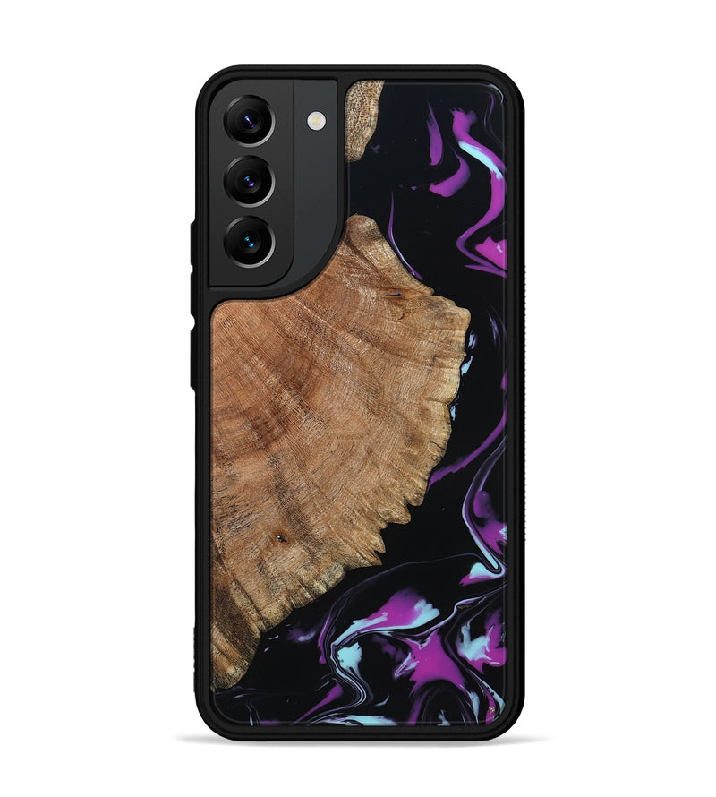 Galaxy S22 Plus Wood Phone Case - Hakeem (Purple, 815818)