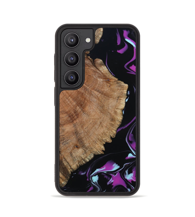 Galaxy S23 Wood Phone Case - Hakeem (Purple, 815818)