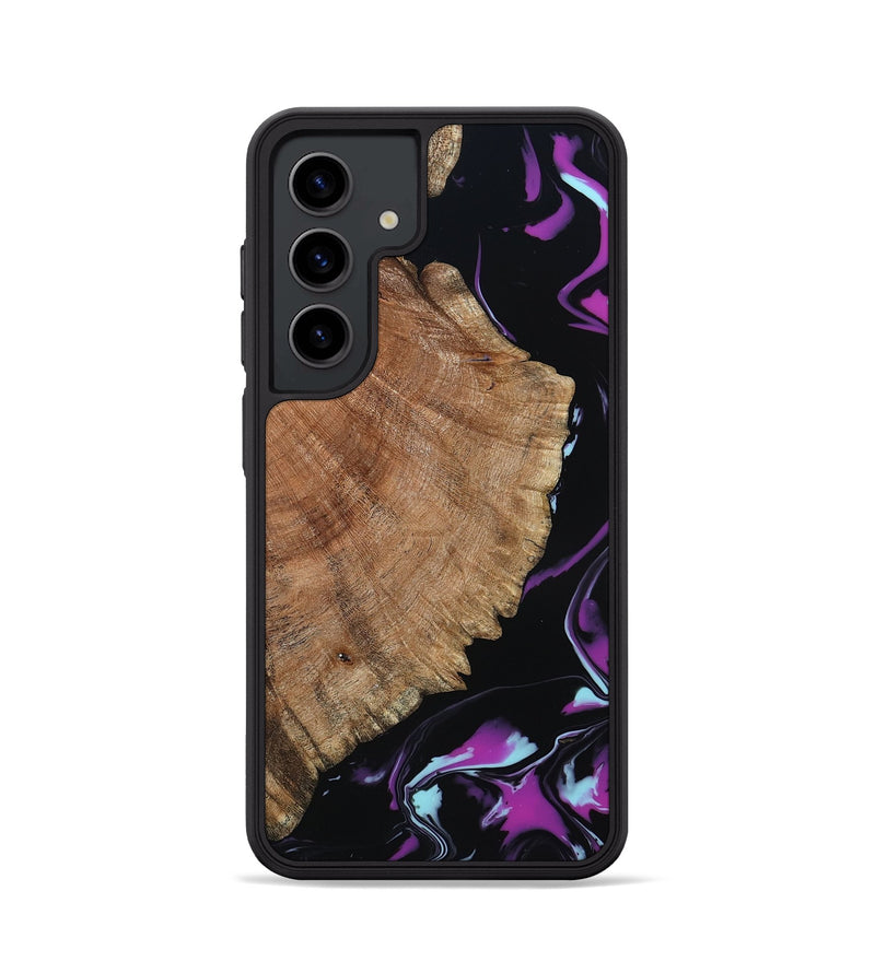 Galaxy S24 Wood Phone Case - Hakeem (Purple, 815818)