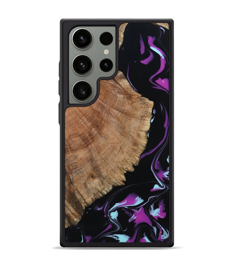 Galaxy S24 Ultra Wood Phone Case - Hakeem (Purple, 815818)