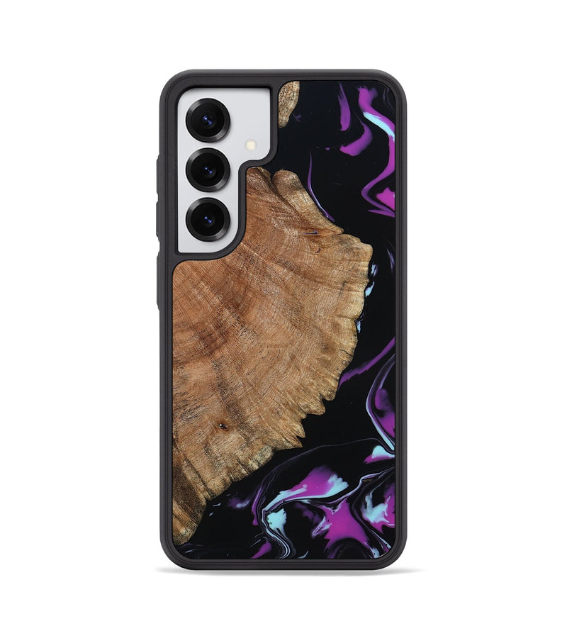 Galaxy S25 Wood Phone Case - Hakeem (Purple, 815818)