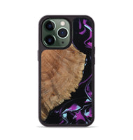 iPhone 13 Pro Wood Phone Case - Hakeem (Purple, 815818)