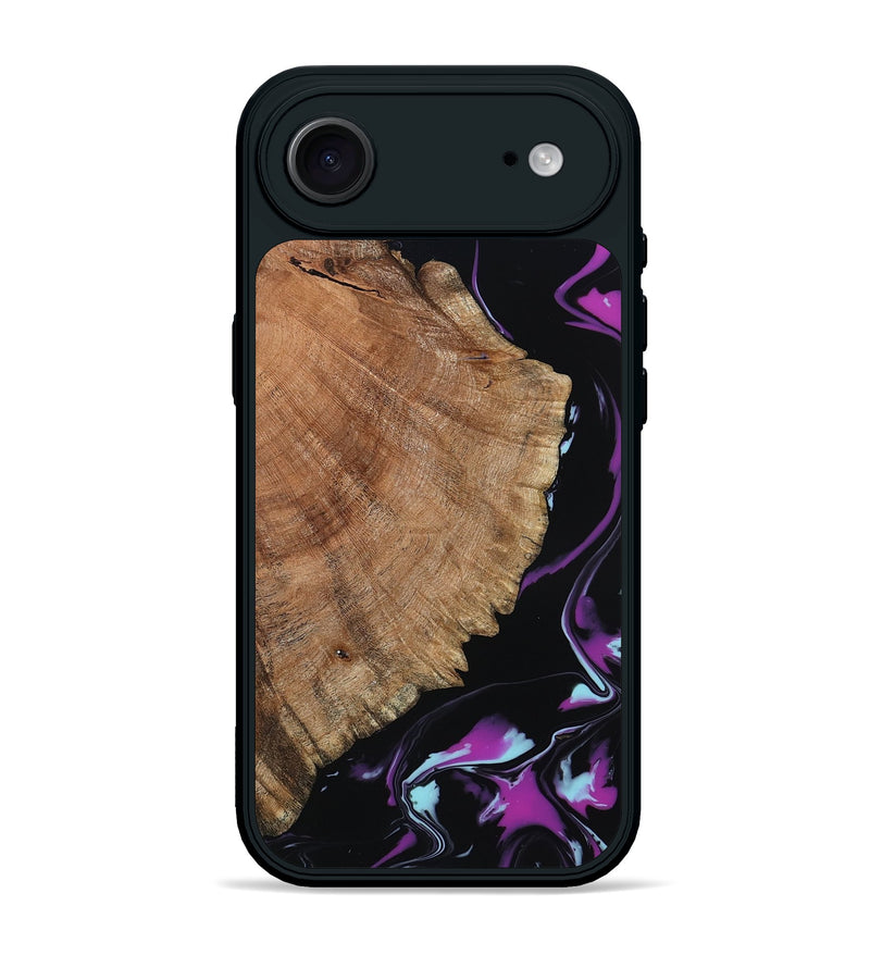 iPhone 17 Air Wood Phone Case - Hakeem (Purple, 815818)
