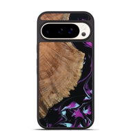 Pixel 9 Wood Phone Case - Hakeem (Purple, 815818)