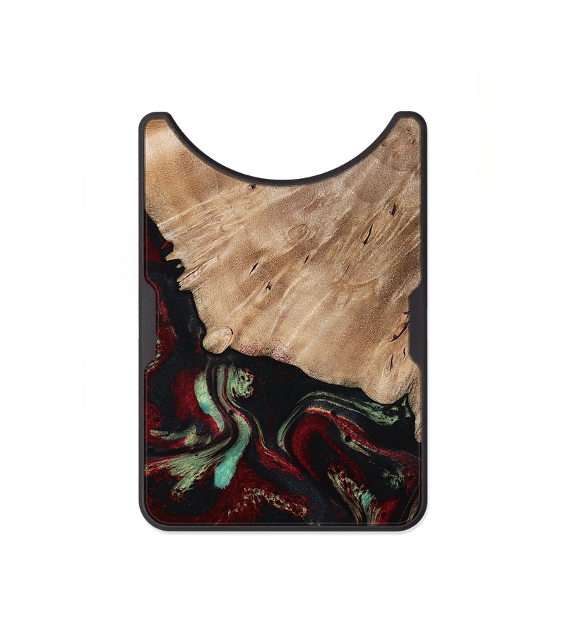 Alloy Wood Wallet - Trey (Red, 815820)