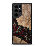 Galaxy S22 Ultra Wood Phone Case - Trey (Red, 815820)