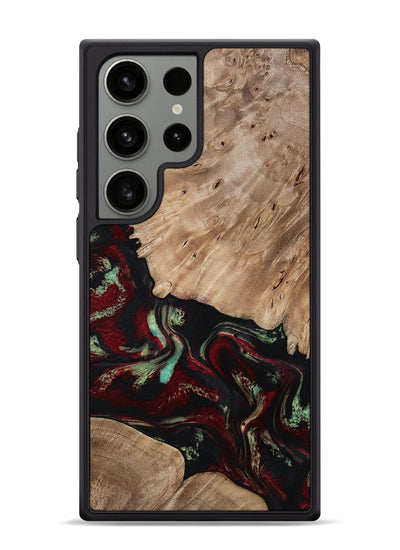 Galaxy S24 Ultra Wood Phone Case - Trey (Red, 815820)