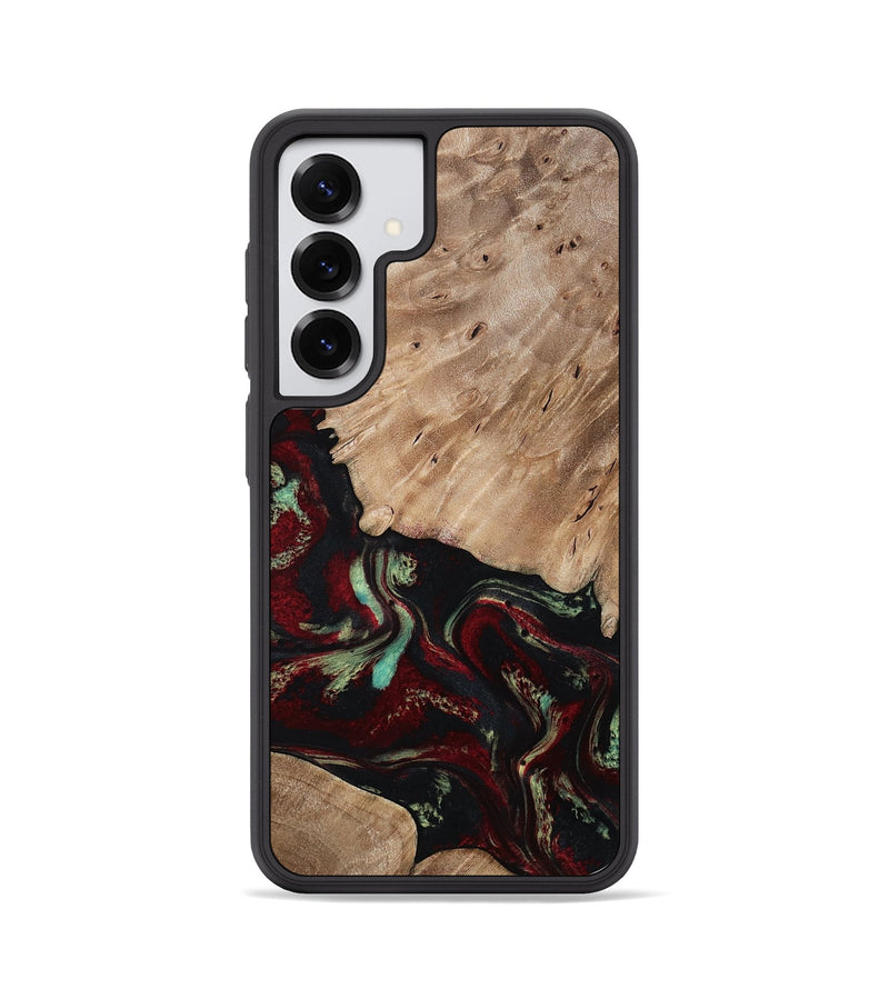 Galaxy S25 Wood Phone Case - Trey (Red, 815820)