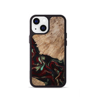 iPhone 13 mini Wood Phone Case - Trey (Red, 815820)