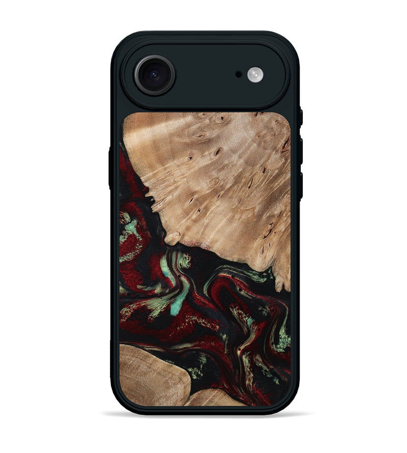 iPhone 17 Air Wood Phone Case - Trey (Red, 815820)