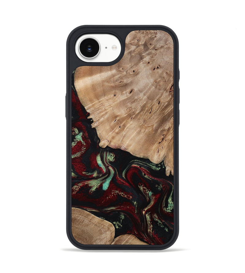 iPhone 17e Wood Phone Case - Trey (Red, 815820)