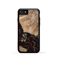iPhone SE Wood Phone Case - Trey (Red, 815820)