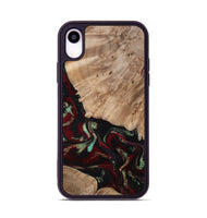 iPhone Xr Wood Phone Case - Trey (Red, 815820)