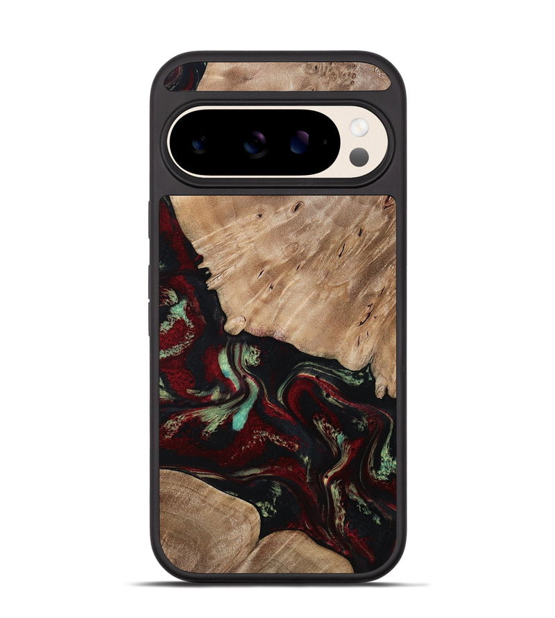 Pixel 10 Wood Phone Case - Trey (Red, 815820)