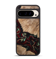 Pixel 10 Pro Wood Phone Case - Trey (Red, 815820)