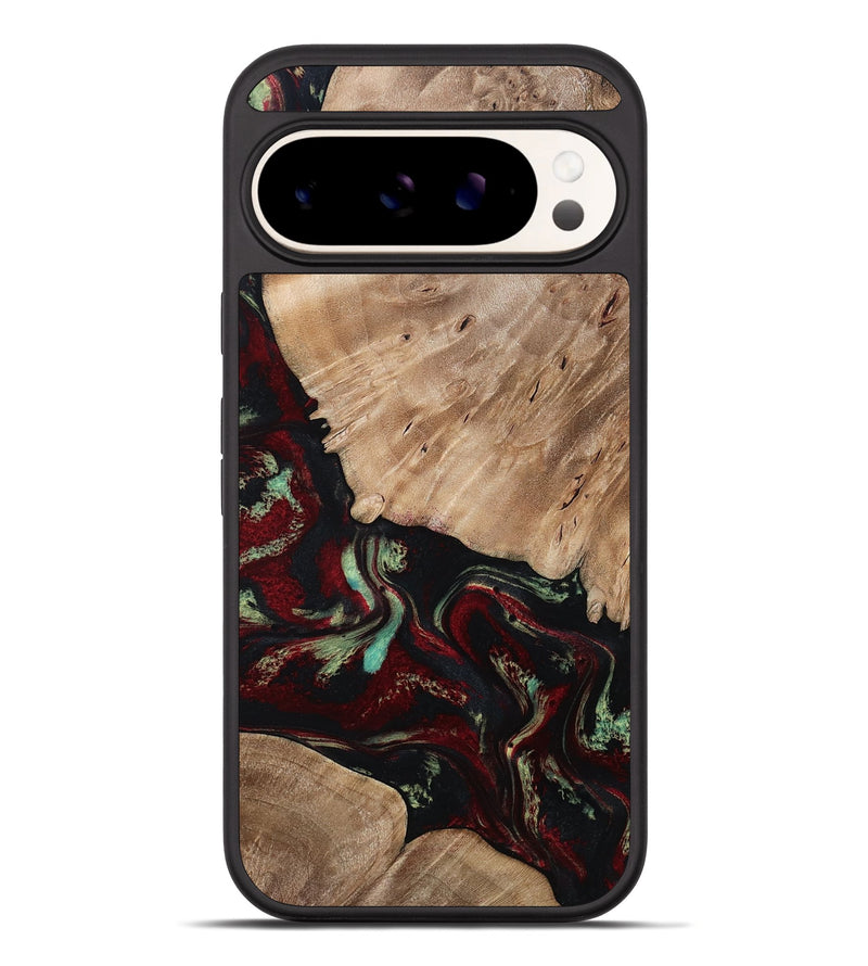 Pixel 10 Pro XL Wood Phone Case - Trey (Red, 815820)