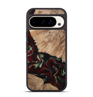 Pixel 9 Pro Wood Phone Case - Trey (Red, 815820)