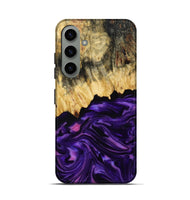 Galaxy S24 Wood Live Edge Phone Case - Mack (Purple, 815822)