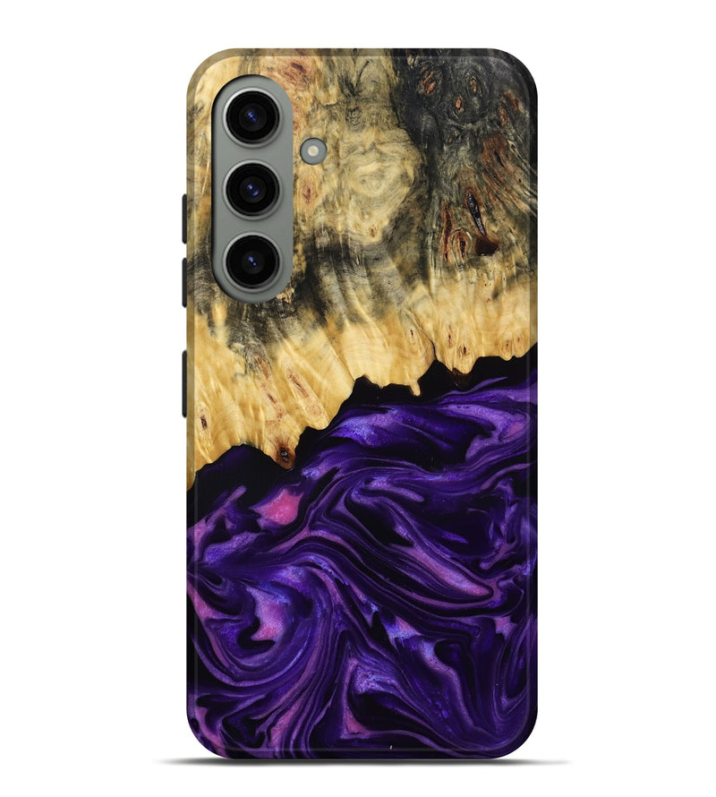 Galaxy S24 Plus Wood Live Edge Phone Case - Mack (Purple, 815822)