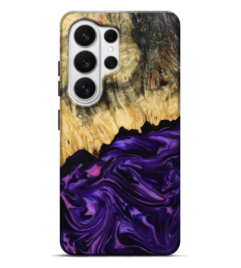Galaxy S26 Ultra Wood Live Edge Phone Case - Mack (Purple, 815822)