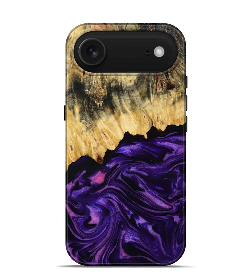 iPhone 17 Air Wood Live Edge Phone Case - Mack (Purple, 815822)