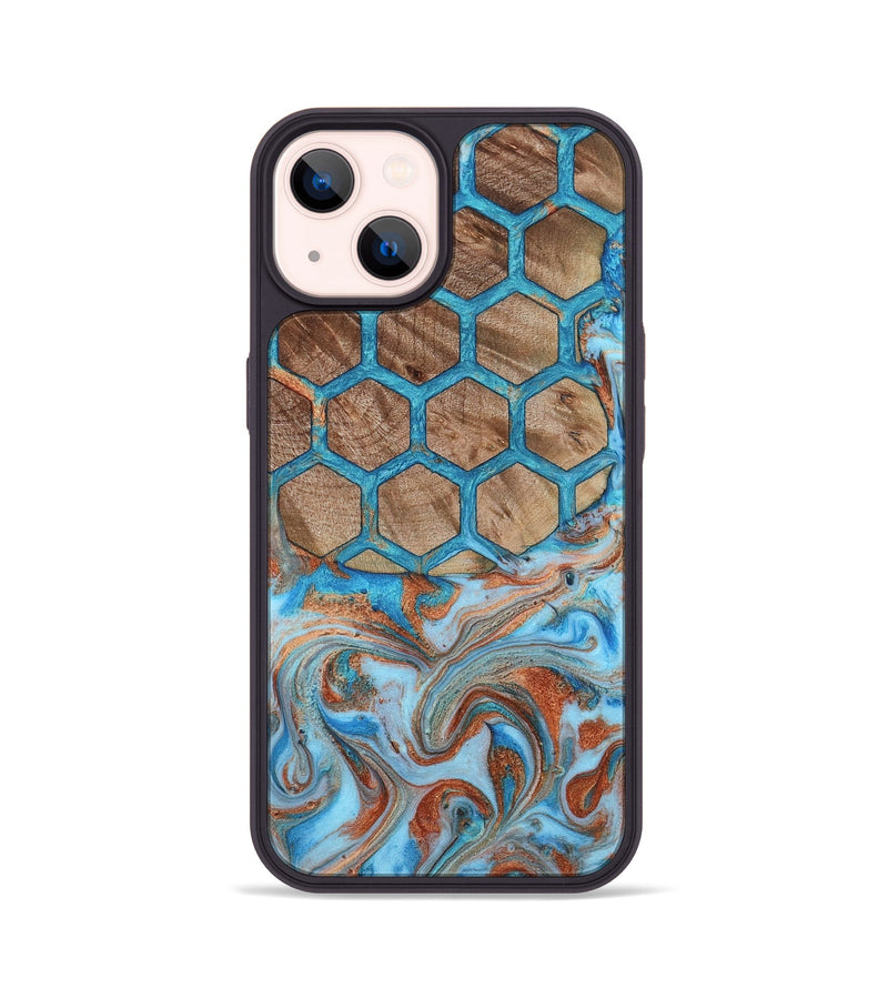 iPhone 14 Wood Phone Case - Matteo (Pattern, 815838)