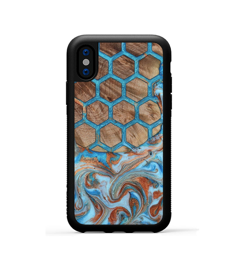 iPhone Xs Wood Phone Case - Matteo (Pattern, 815838)