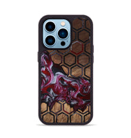iPhone 14 Pro Wood Phone Case - Kye (Pattern, 815840)