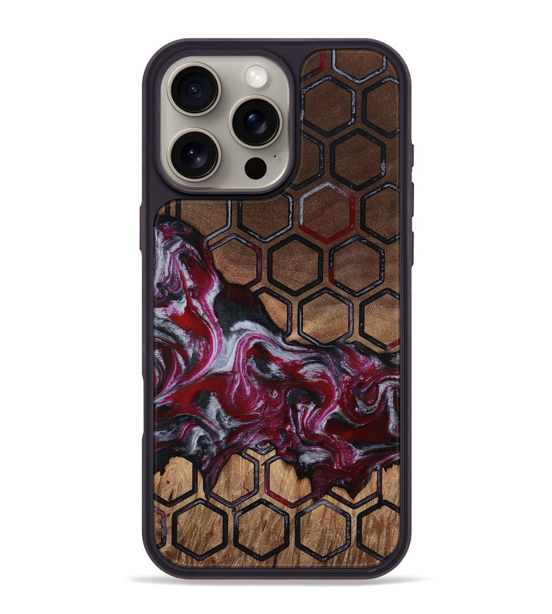 iPhone 16 Pro Max Wood Phone Case - Kye (Pattern, 815840)