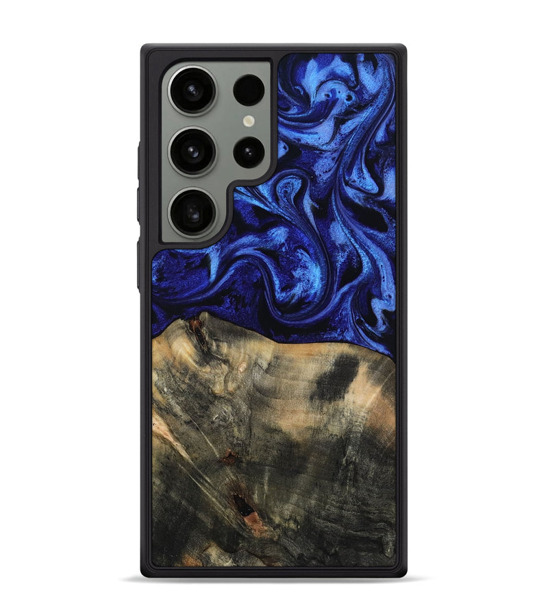 Galaxy S24 Ultra Wood Phone Case - Jaidyn (Blue, 815842)
