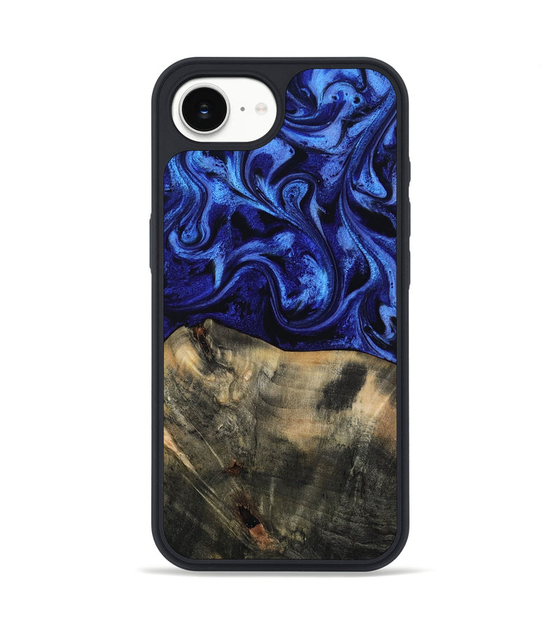 iPhone 17e Wood Phone Case - Jaidyn (Blue, 815842)