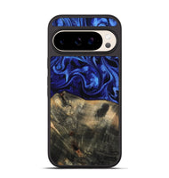 Pixel 10 Wood Phone Case - Jaidyn (Blue, 815842)