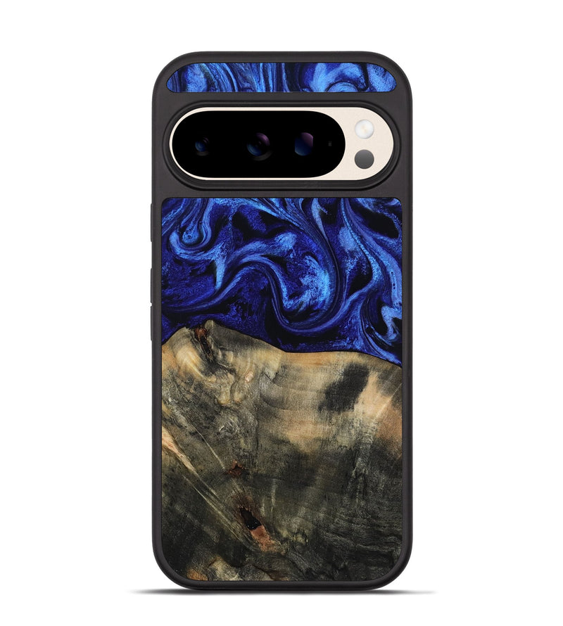 Pixel 10 Wood Phone Case - Jaidyn (Blue, 815842)