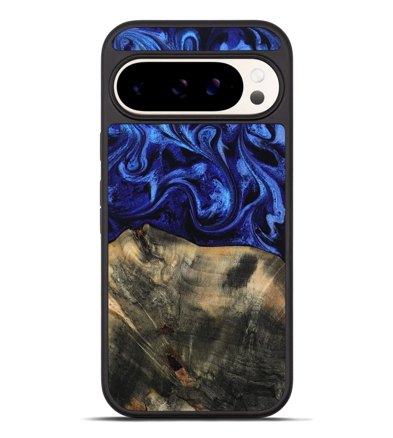 Pixel 9 Pro XL Wood Phone Case - Jaidyn (Blue, 815842)