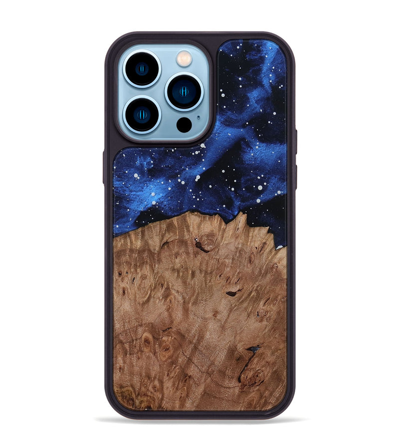 iPhone 14 Pro Max Wood Phone Case - Dashawn (Cosmos, 815851)