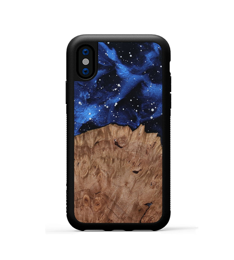 iPhone Xs Wood Phone Case - Dashawn (Cosmos, 815851)