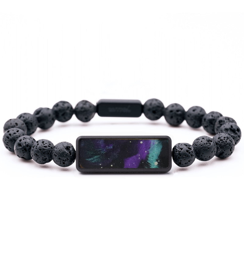 Lava Bead ResinArt Bracelet - Julie (Cosmos, 815946)