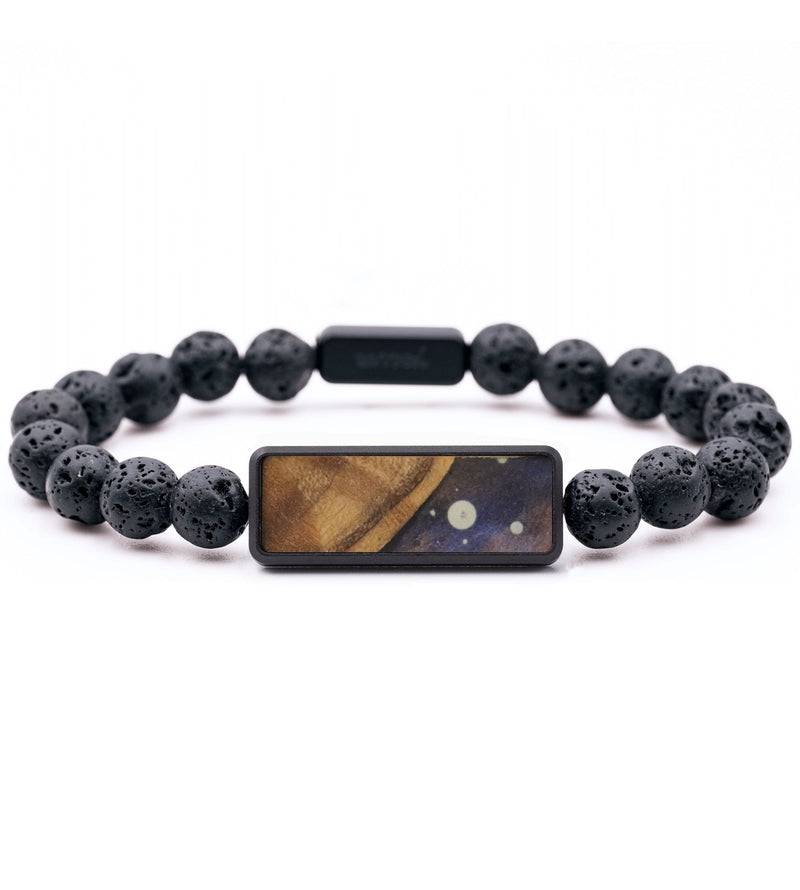 Lava Bead Wood Bracelet - Levi (Cosmos, 815950)