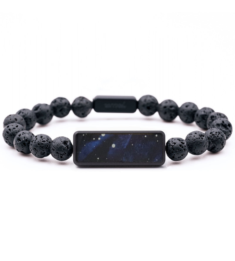 Lava Bead ResinArt Bracelet - Joshua (Cosmos, 815951)
